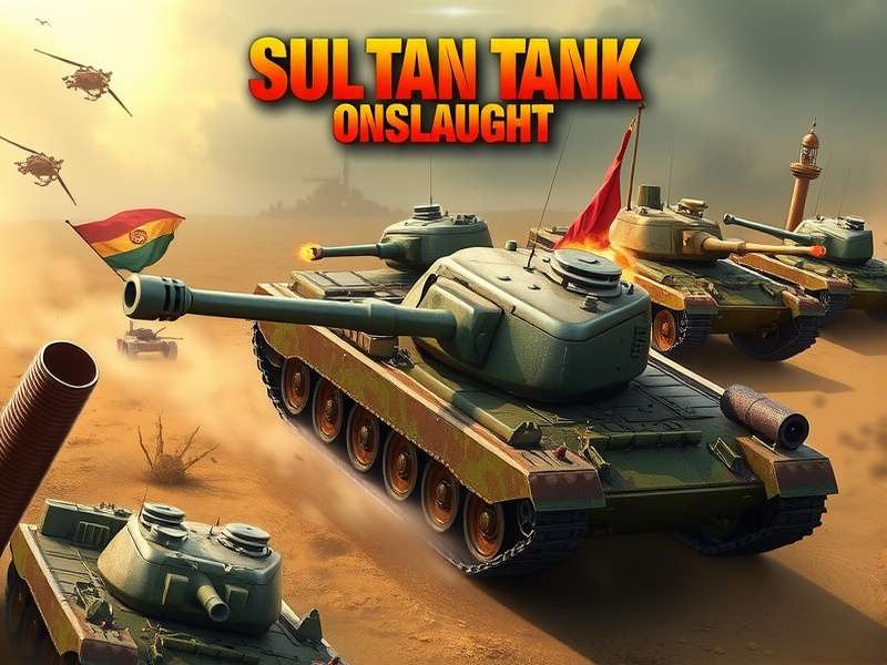 Sultan Tank Onslaught Gameplay Screen